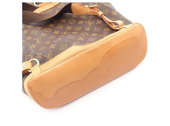 Zaino Louis Vuitton Montsouris GM Monogram Marrone Monogramma - vista 7