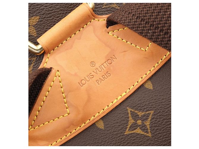 Zaino Louis Vuitton Montsouris GM Monogram Marrone Monogramma - vista 8