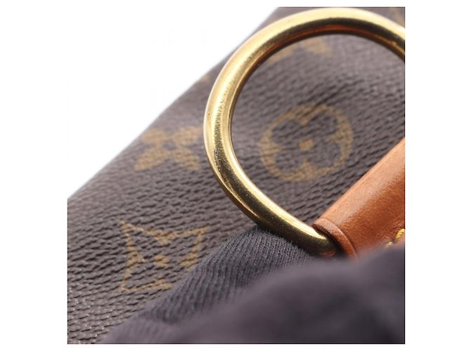 Zaino/Borsa Louis Vuitton Montsouris MM Marrone Monogramma - vista 14