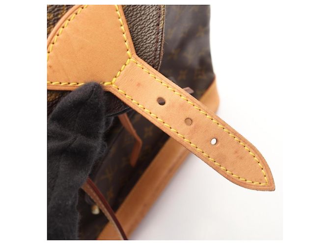 Zaino Louis Vuitton Montsouris MM Monogram Marrone Monogramma - vista 11