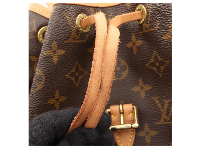 Zaino Louis Vuitton Montsouris MM Monogram Marrone Monogramma - vista 12
