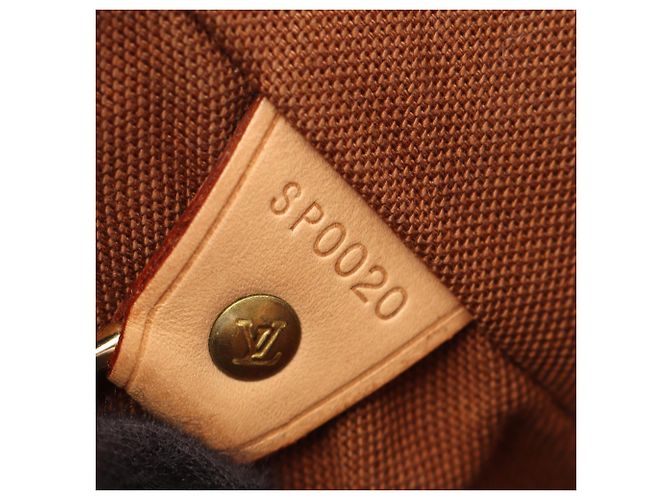 Zaino Louis Vuitton Montsouris MM Monogram Marrone Monogramma - vista 5