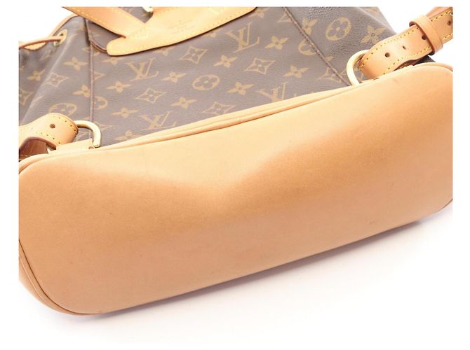Zaino Louis Vuitton Montsouris MM Monogram Marrone Monogramma - vista 8