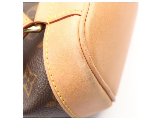 Zaino Louis Vuitton Montsouris MM Monogram Marrone Monogramma - vista 9