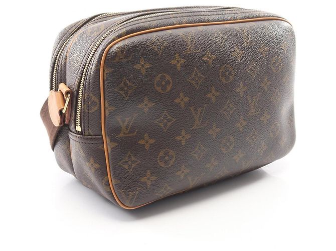 Bolso Louis Vuitton Reporter PM Monogram Castaño Monograma - vista 2