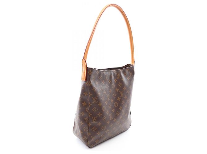 Borsa a Spalla Louis Vuitton Looping GM Marrone Monogramma - vista 2