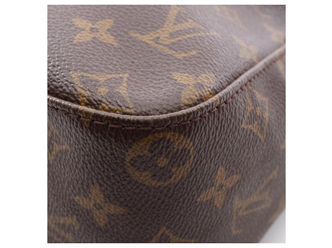 Borsa a Spalla Louis Vuitton Looping GM Marrone Monogramma - vista 9