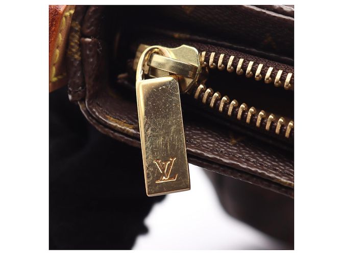 Borsa a Spalla Louis Vuitton Looping MM Marrone Monogramma - vista 10