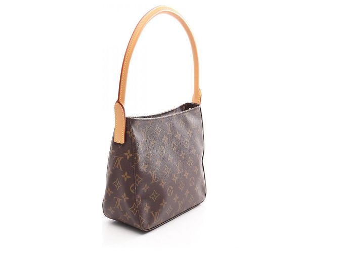 Borsa a Spalla Louis Vuitton Looping MM Marrone Monogramma - vista 2