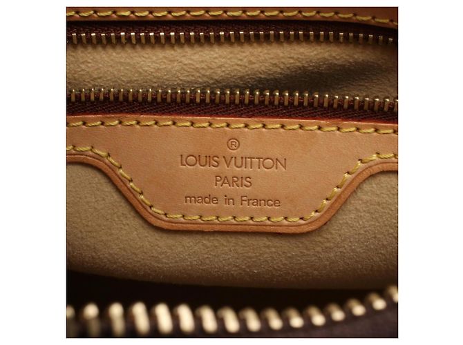 Borsa a Spalla Louis Vuitton Looping MM Marrone Monogramma - vista 4