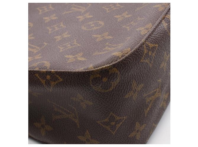 Borsa a Spalla Louis Vuitton Looping MM Marrone Monogramma - vista 8