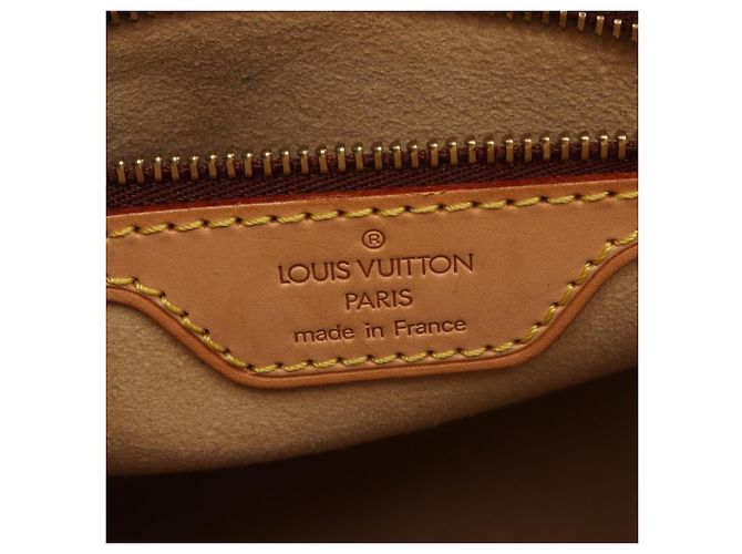 Borsa a tracolla Louis Vuitton Looping MM Marrone Monogramma - vista 4