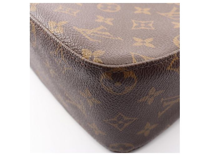 Borsa a tracolla Louis Vuitton Looping MM Marrone Monogramma - vista 6