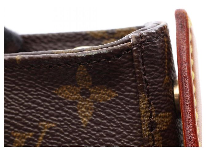 Borsa a tracolla Louis Vuitton Looping MM Monogram Marrone Monogramma - vista 10