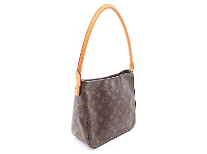 Borsa a tracolla Louis Vuitton Looping MM Monogram Marrone Monogramma - vista 2