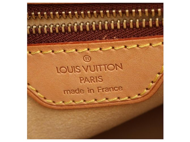 Borsa a tracolla Louis Vuitton Looping MM Monogram Marrone Monogramma - vista 4
