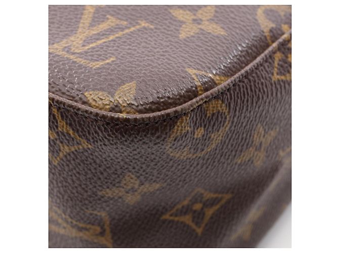 Borsa a tracolla Louis Vuitton Looping MM Monogram Marrone Monogramma - vista 8