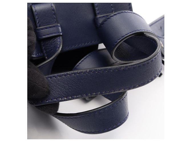 Borsa a 2 modi Hammock Small Loewe Blu - vista 7