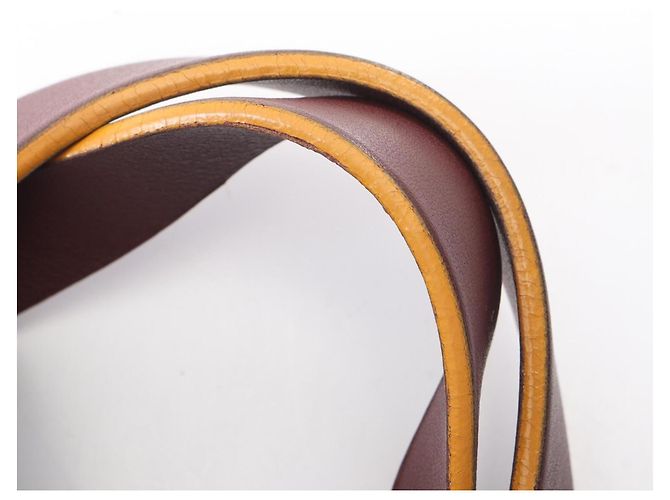 Borsa a mano in pelle bordeaux Loewe Bordò - vista 10