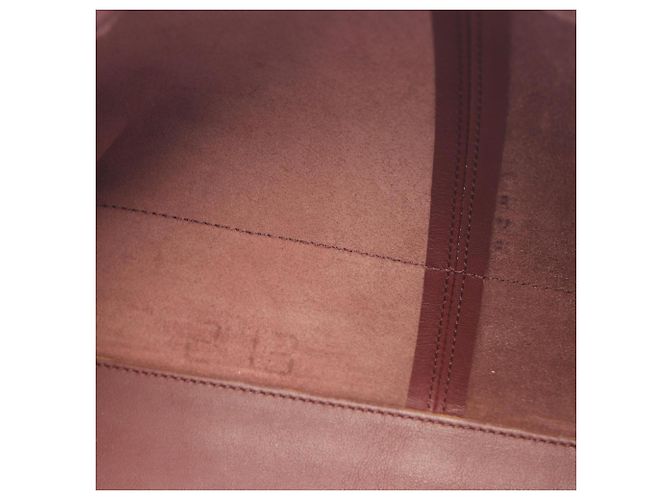 Borsa a mano in pelle bordeaux Loewe Bordò - vista 5