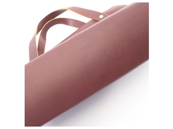 Borsa a mano in pelle bordeaux Loewe Bordò - vista 7