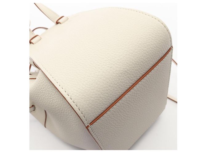 Borsa Hammock a coulisse Loewe Mini 2-Way Handbag Bianco - vista 5