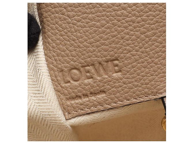 Borsa a mano in pelle Loewe Hammock Small 2-Way Beige - vista 4