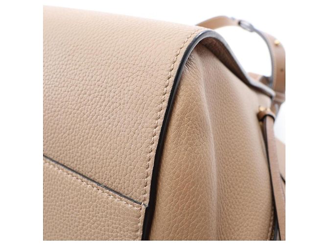 Borsa a mano in pelle Loewe Hammock Small 2-Way Beige - vista 5
