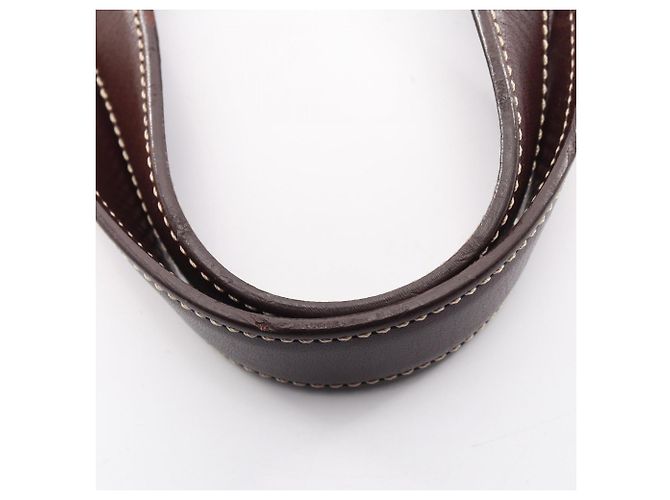 Borsa Tote Loewe Repeat Anagram Marrone Blu navy - vista 9