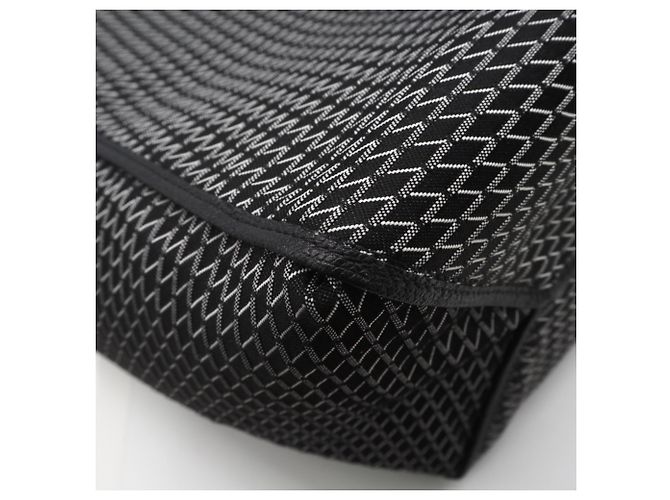 Borsa Tote Valextra K-VAL Medium Nero Bianco - vista 10