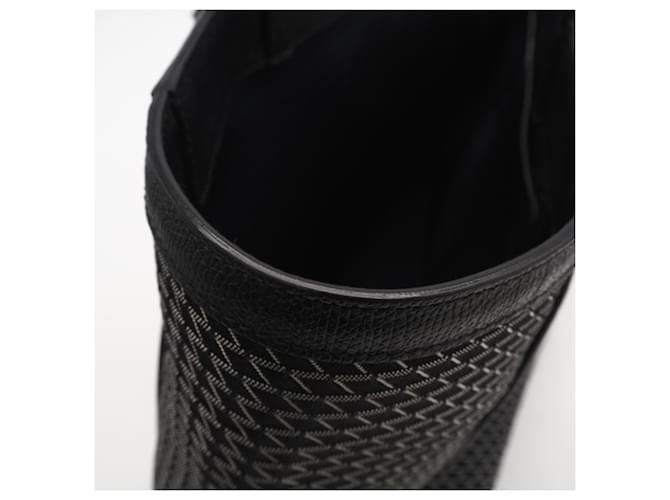Borsa Tote Valextra K-VAL Medium Nero Bianco - vista 11