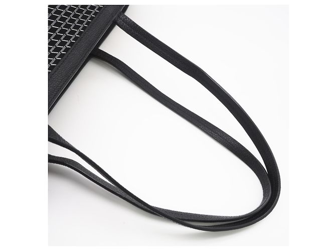 Borsa Tote Valextra K-VAL Medium Nero Bianco - vista 5