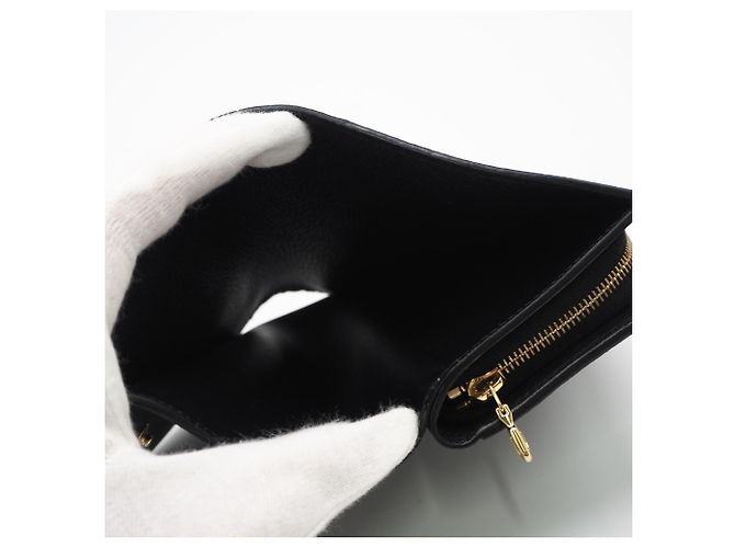 Louis Vuitton Monogram Empreinte Bi-fold Wallet Schwarz - Ansicht 11