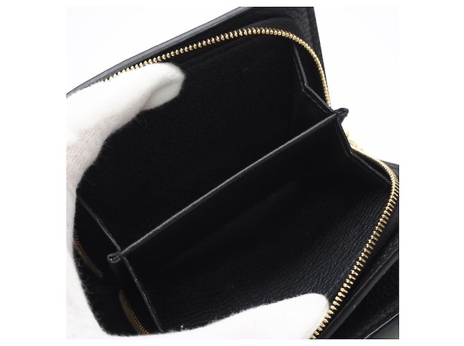 Louis Vuitton Monogram Empreinte Bi-fold Wallet Schwarz - Ansicht 13