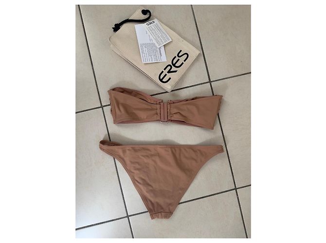 Conjunto de bañador de 2 piezas Eres beige con ganchillo - vista 2
