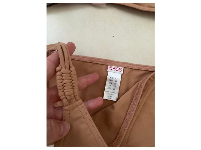 Conjunto de bañador de 2 piezas Eres beige con ganchillo - vista 3