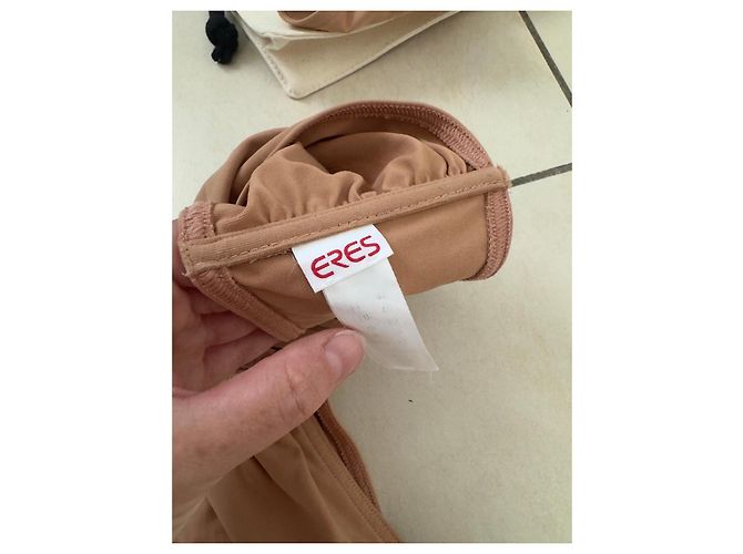 Conjunto de bañador de 2 piezas Eres beige con ganchillo - vista 4