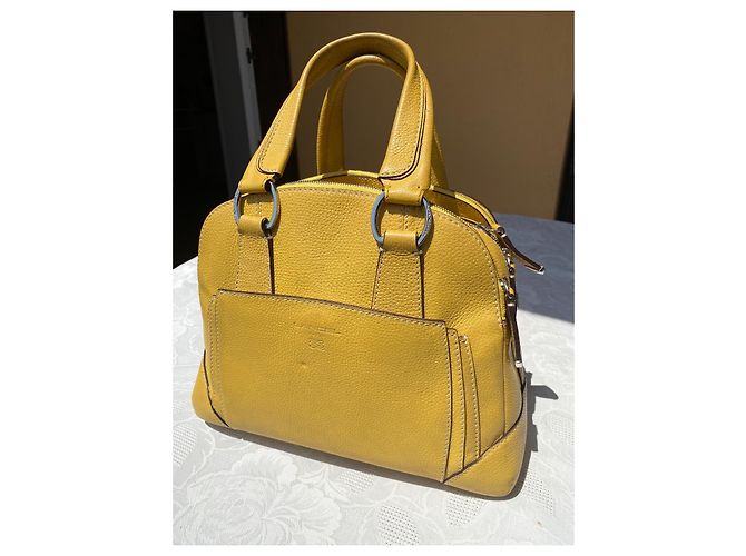 Lancel Borsa in pelle gialla Giallo - vista 2