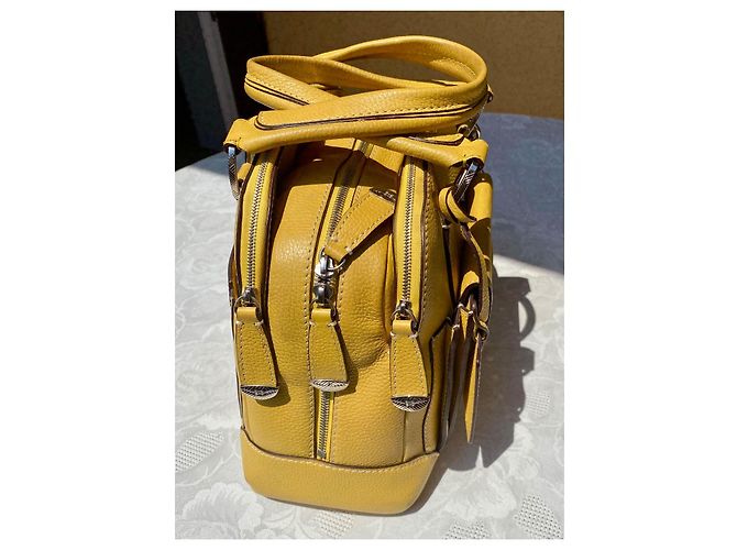 Lancel Borsa in pelle gialla Giallo - vista 3