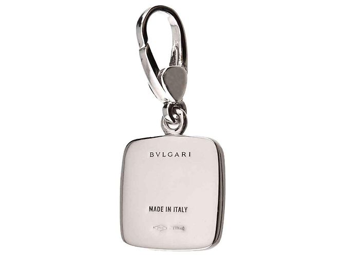 Bulgari Pendente in rodocrosite Bvlgari in oro bianco 18K - vista 3