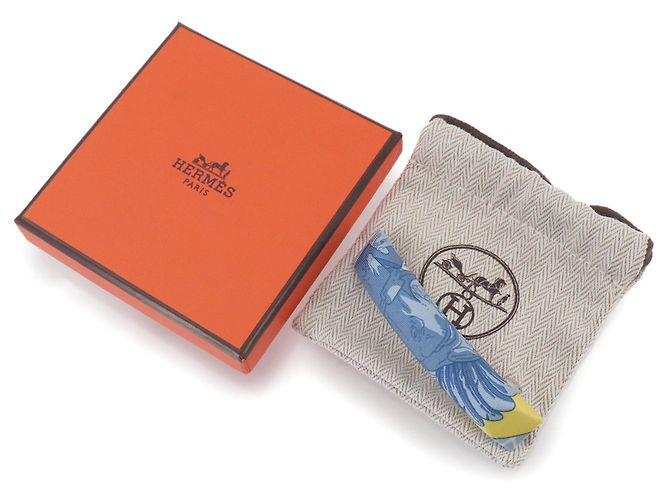 Hermès Barrette Hermes Eclipse PM Azul Amarelo - vista 2