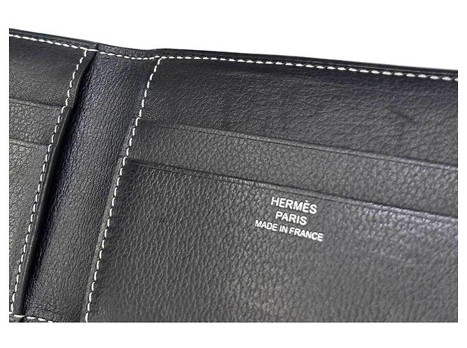 Tarjetero horizontal Hermès H Sellier Negro - vista 7