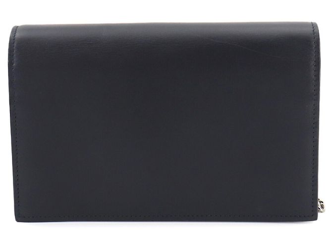 Portafoglio con catena Kate Saint Laurent Blu navy - vista 2