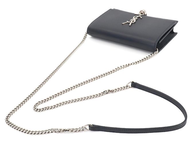 Portafoglio con catena Kate Saint Laurent Blu navy - vista 5