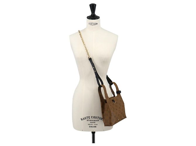 Borsa Louis Vuitton Monogram Reverse Atlantis BB Marrone Monogramma - vista 10