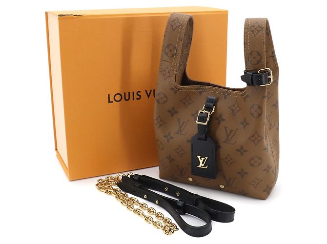 Borsa Louis Vuitton Monogram Reverse Atlantis BB Marrone Monogramma - vista 2
