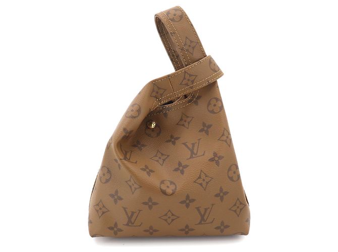 Borsa Louis Vuitton Monogram Reverse Atlantis BB Marrone Monogramma - vista 3