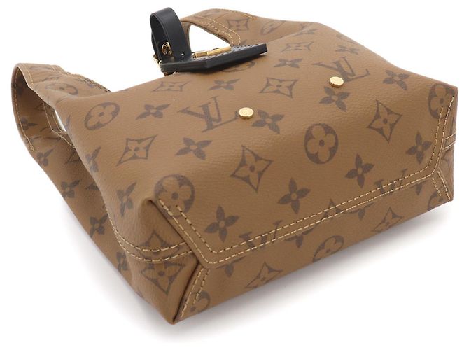 Borsa Louis Vuitton Monogram Reverse Atlantis BB Marrone Monogramma - vista 5