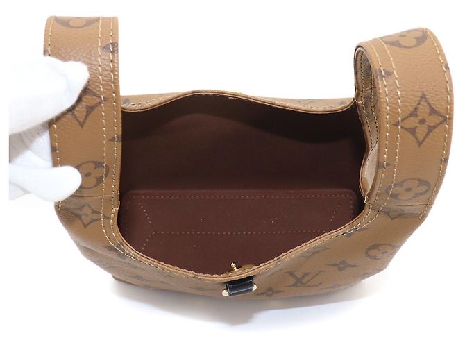 Borsa Louis Vuitton Monogram Reverse Atlantis BB Marrone Monogramma - vista 7