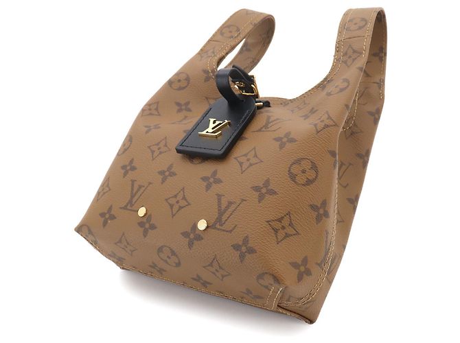 Borsa Louis Vuitton Monogram Reverse Atlantis BB Marrone Monogramma - vista 9